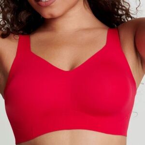 EVELYN & BOBBIE Size 3X Red Beyond Bra - Wireless